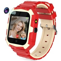 EURHOWING 4G Smartwatch Kinder mit GPS und Telefon, IP67 Wasserdicht Smart Watch Kinder WLAN Videoanruf Kamera SOS, Kinder Smartwatch Jungen Mädchen mit GPS Echtzeit-Ortung,Musik-Video-Player