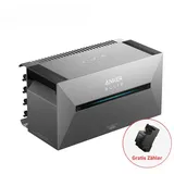 Anker Balkonkraftwerk Anker SOLIX E1600 PRO Solarspeicher für Balkonkraftwerk Solarbank, (Speicher mit integriertem Wechselrichter, All-in-One Stromspeicher), Einfache Installation, 0% MwSt.