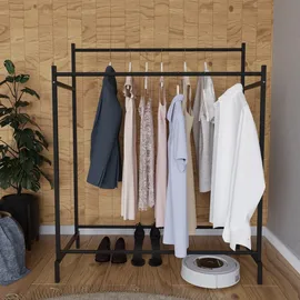 VCM Labol L Kleiderständer 103 x 52 x 136 schwarz