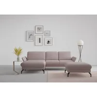 sit&more Ecksofa »Fashion L-Form«, wahlweise mit Kopfteilverstellung und Vorziehsitz, motorisch