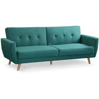 Menzzo Refresha Sofa, Stoff, Blau, Grün, 220