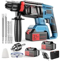 Seesii Akku-Bohrhammer 900W 2,3J inkl. 2 x 5,0Ah Akkus