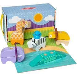 Melissa & Doug Blockables Safari Bauset