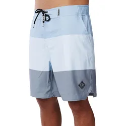 Boardshort REVERT STRIPE - POLYESTER STRETCH - SCHNELLTROCKNEND hellblau L