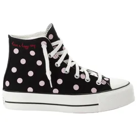 Converse Sneaker CONVERSE "CHUCK TAYLOR ALL STAR LIFT", Damen, Gr. 36, schwarz (schwarz, summit pink, egret), Textil, Schuhe Sneaker