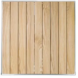 Bolero viereckiger klappbarer Tisch Eschenholz 1 Bein 60cm