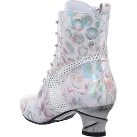 SIMEN Schnürstiefeletten Damen Weiß 37