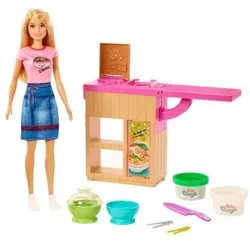 MATTEL GHK43 Barbie Pasta-Spielset mit Puppe (blond)