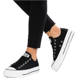 Converse Chuck Taylor All Star Platform Low Top Black/Black/White 36,5