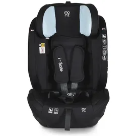 Moni Kindersitz i-Size i-Safe (76-150cm) Isofix, Top Tether, 13-fach verstellbar blau