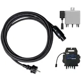 Schuko-Anschlusskabel 5M /10M /15M für APsystems EZ1-M & Deye SUN-M80G4-EU-Q0 - 15 Meter