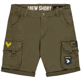 Alpha Industries Crew Patch Kurze Hose Dark Olive 31