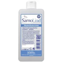 Dr. Schnell Hautschutzcreme SAMOLIND, parfümfrei 00375 , 0,5 Liter - Flasche für Eurospender