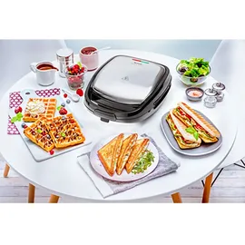 Tefal SW341D12 700 W Schwarz, Edelstahl