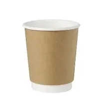 Greenbox Pappbecher 0,2 l Braun 25 St.