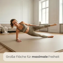 Eyepower Fitnessmatte 4er Set - 63x63cm Bodenschutzmatte Gym Matte Puzzlematte