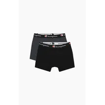 Champion Boxershorts Baumwolle schwarz 2er Pack XL