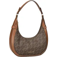Michael Kors Handtasche Preston SM Crescent Empire MK SIG Umhängetaschen Hellbraun Damen