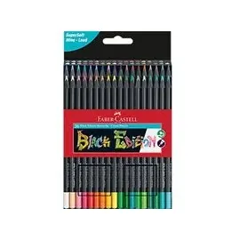 Faber-Castell Buntstifte 36 St. Schwarz/Mehrfarbig