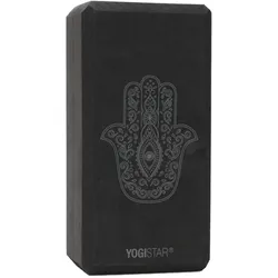 Yogablock Basic Art Hand Of Fatima Zen Yoga Schwarz Stabil YOGISTAR schwarz No Size