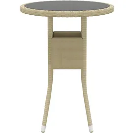 vidaXL 5-tlg. Garten-Lounge-Set Poly Rattan Beige