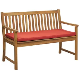 Beliani Vivara 120 x 88 x 61 cm Dunkelrot