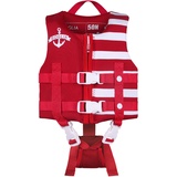 Kleinkind Schwimmjacke, Floaties für Kleinkinder, Floating Badeanzug Badebekleidung mit verstellbarem für Unisex-Kinder Rot S