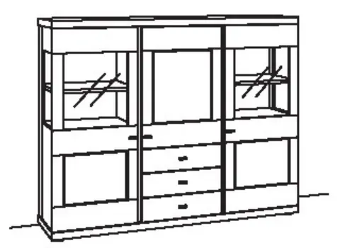 Venjakob Next Level 3000 Highboard 1239