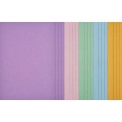 VBS Papierkarton Leinenkarton Pastel Poetry, 21 cm x 14,8 cm 20 Blatt