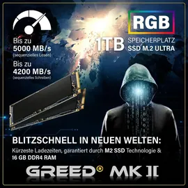Greed MK2 Pro AMD Ryzen 7 5700X Nvidia Geforce RTX 5070