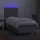 vidaXL Boxspringbett 100 x 200 cm Hellgrau