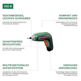 Bosch IXO 8-Set inkl. 1 x 2,0 Ah + Aufbewahrungsbox