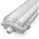 LUXULA LED Wannenleuchte mit 2x18W Röhren, 120cm, IP65