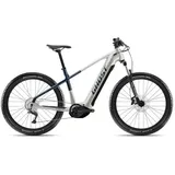 Ghost E-Teru Universal 27.5 | pearl warm grey/pearl dark blue | S | E-Hardtail-Mountainbikes - schwarz/grau
