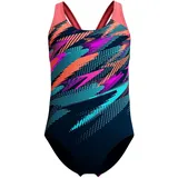 Speedo Digi Placement Splashback Badeanzug Gr 116 blau