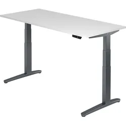 bümö elektrisch höhenverstellbarer Schreibtisch 180x80 cm mit Memory-Steuerung - Design Schreibtisch höhenverstellbar elektrisch, elektrischer