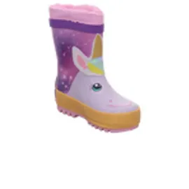 Playshoes Einhorn Gummistiefel lila 27