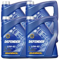 MANNOL 4X MOTORÖL Defender 10W-40 5L MOTORENÖL