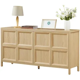 Okwish Sideboard 160 x 80 x 40 cm Beige