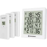 Bresser Temeo Hygro Quadro weiß