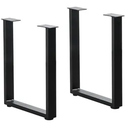 BIG Möbel GmbH U-Form Tischgestell | Tischbeine | schwarz