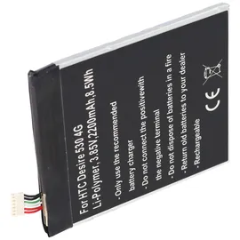 AccuCell Akku passend für HTC Desire 530 4G, Li-Polymer, 3,85V, 2200mAh, 8,5Wh