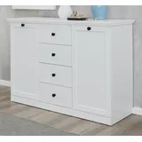 trendteam Baxter 119 x 88 x 41 cm weiß