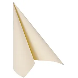 Papstar 250 Servietten `ROYAL Collection` 1/4-Falz 40 cm x 40 cm champagner in Papierverpackung