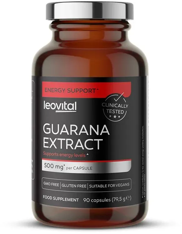 Polleo Leovital Guarana Extract, 90 Kapseln St