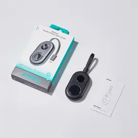 Joyroom Jr-W09 Magnetisches kabelloses Uhrenladegerät, 2500 mAh, Powerbank mit 3-w-apple-watch-ladegerät Und Usb-c-kabel – Schwarz