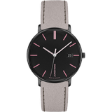 Junghans FORM Damen 47/4256.00 Sonderangebot - Zeiger mit umweltfreundlicher Leuchtmasse,matt,schwarz,grau - 34.1mm