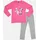 MINNIE MOUSE Pyjama Set Langarm - pink/grau - 134 - 140