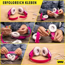 UHU Sekundenkleber Minis Gel 3x 1 g