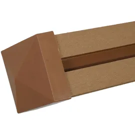 Mendler Windschutz 1,88 m braun Holz